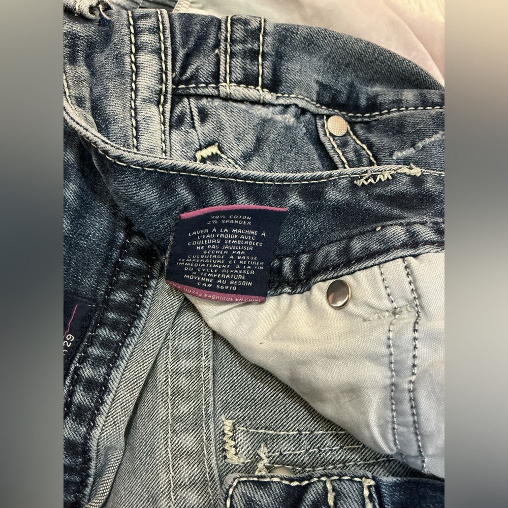 VIGOSS “The Dublin Boyfriend” Distressed  Shorts – Size 20 Jeans cut to shorts - Picture 13 of 16